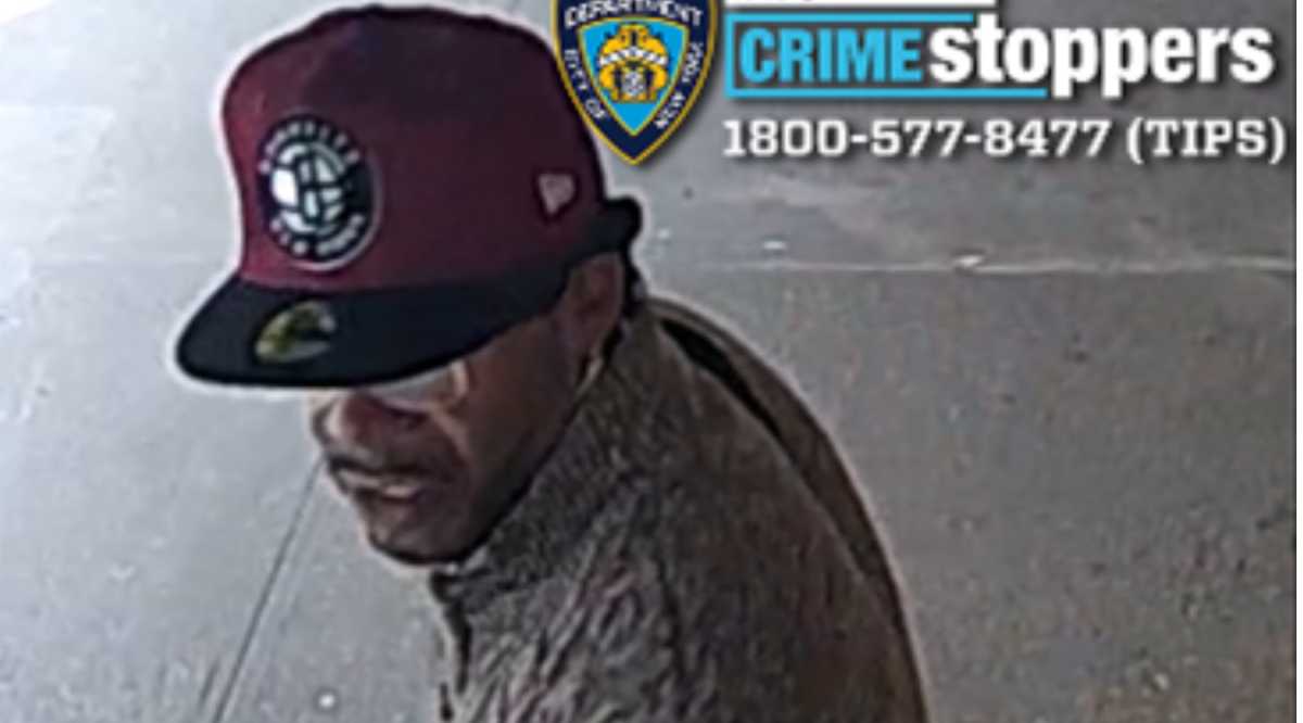 Cops are looking for this man, pictured wearing a Brooklyn Nets cap, in connection with an antisemitic harassment incident in Brooklyn Heights, according to the NYPD.