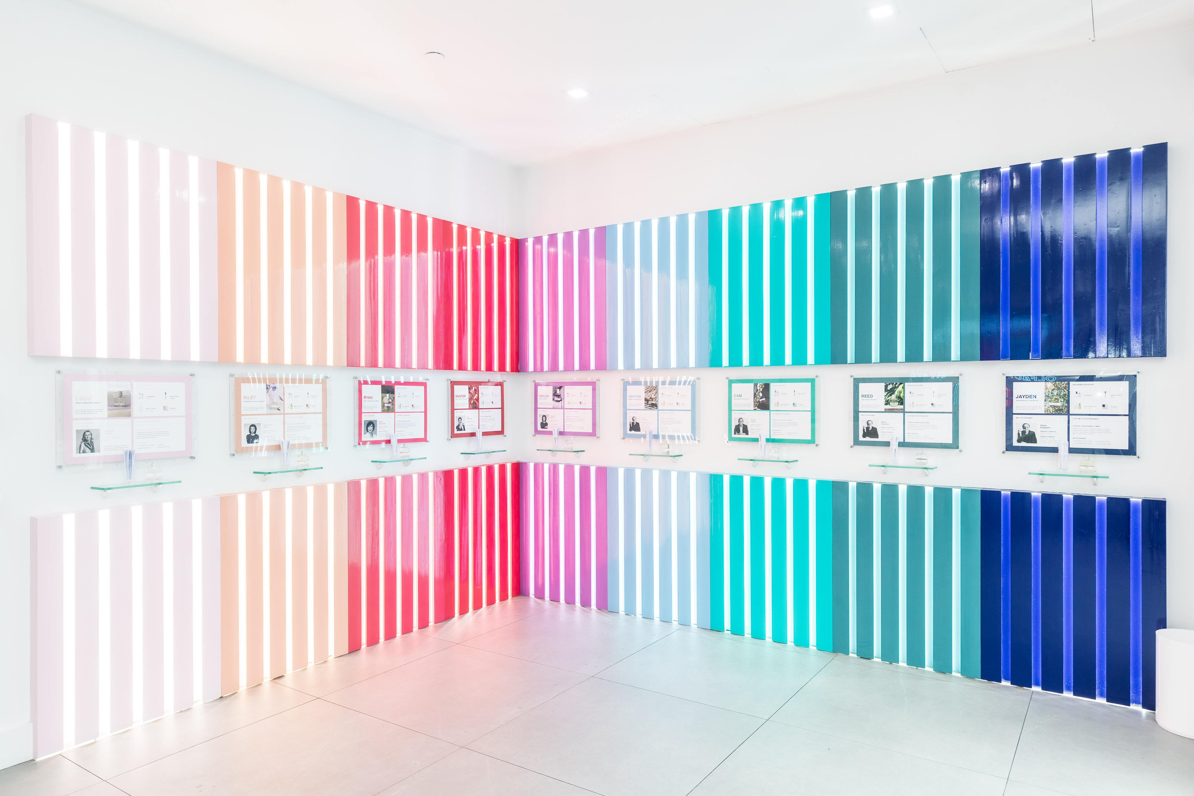 New York City's Olfactory aims to keep fragrances accessible through custom perfume experience 2 Olfactory's wall of base scents.