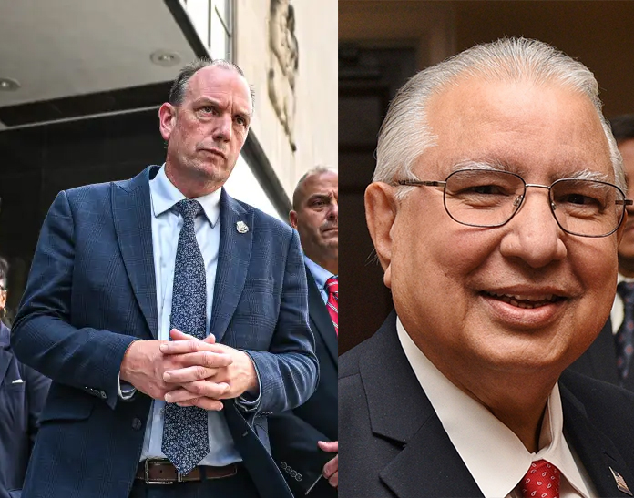 NYC PBA head Patrick Hendry and former CCRB interim chair Dr. Mohammad Khalid