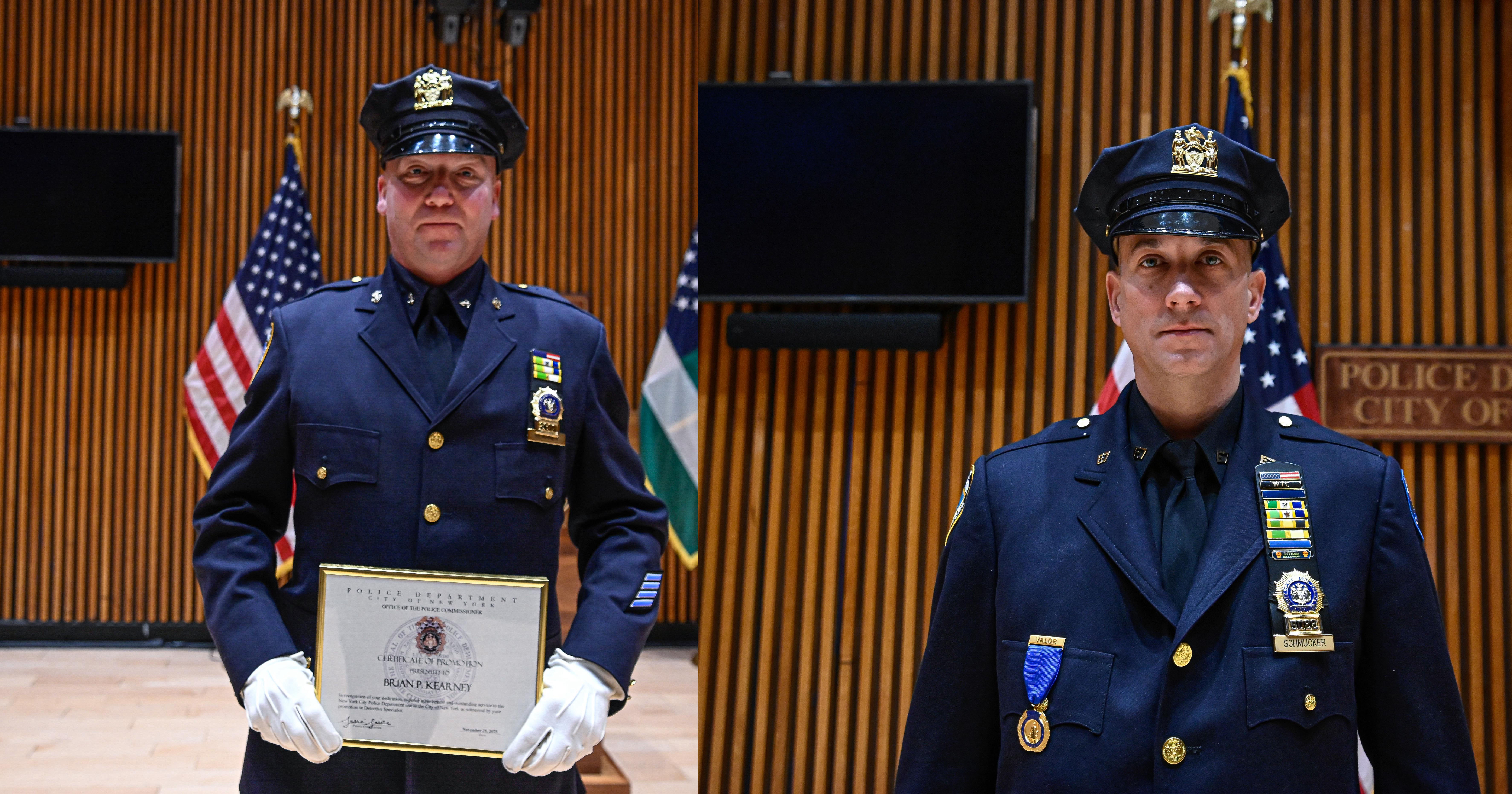 Honors for heroes: Two cops who went beyond the call of duty are
