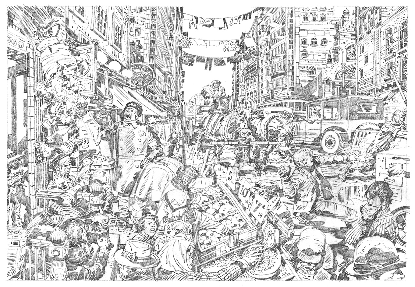 Street Code! Pages 5-6 spread.