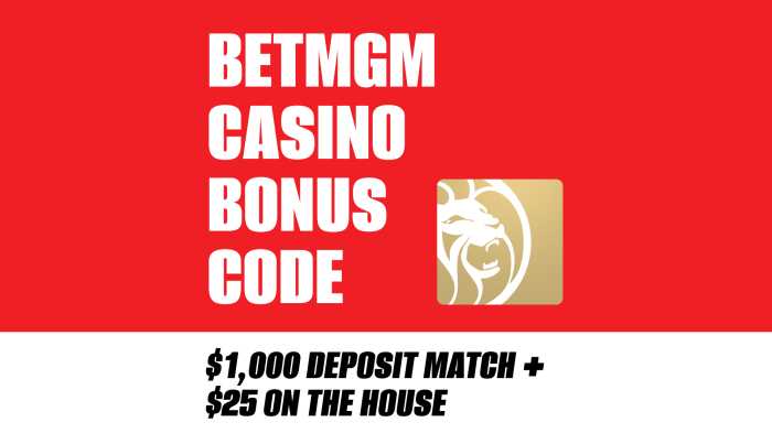 betmgm casino promo code