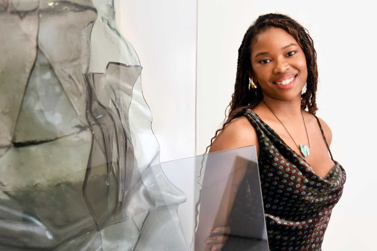 Layers of glass, and meaning: Charisse Weston's bold art on display in Meatpacking District | amNewYork
