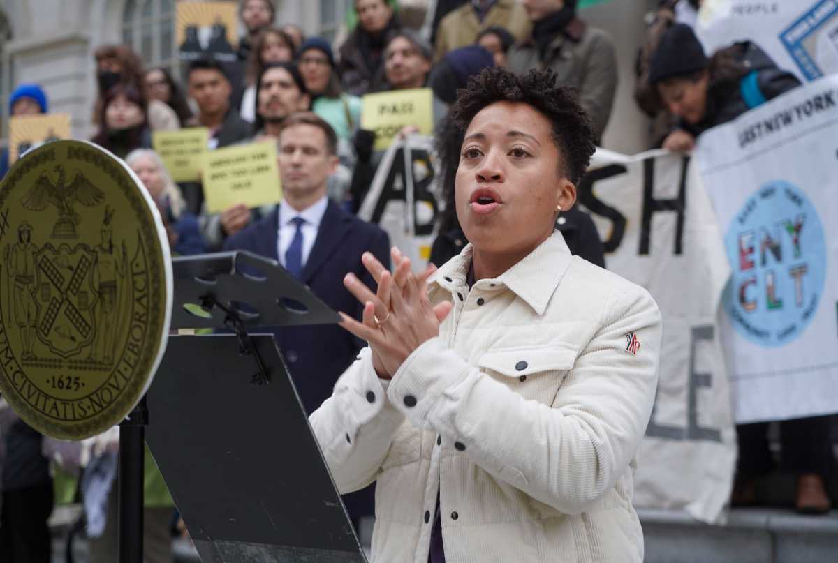 City Council Speaker candidate Crystal Hudson