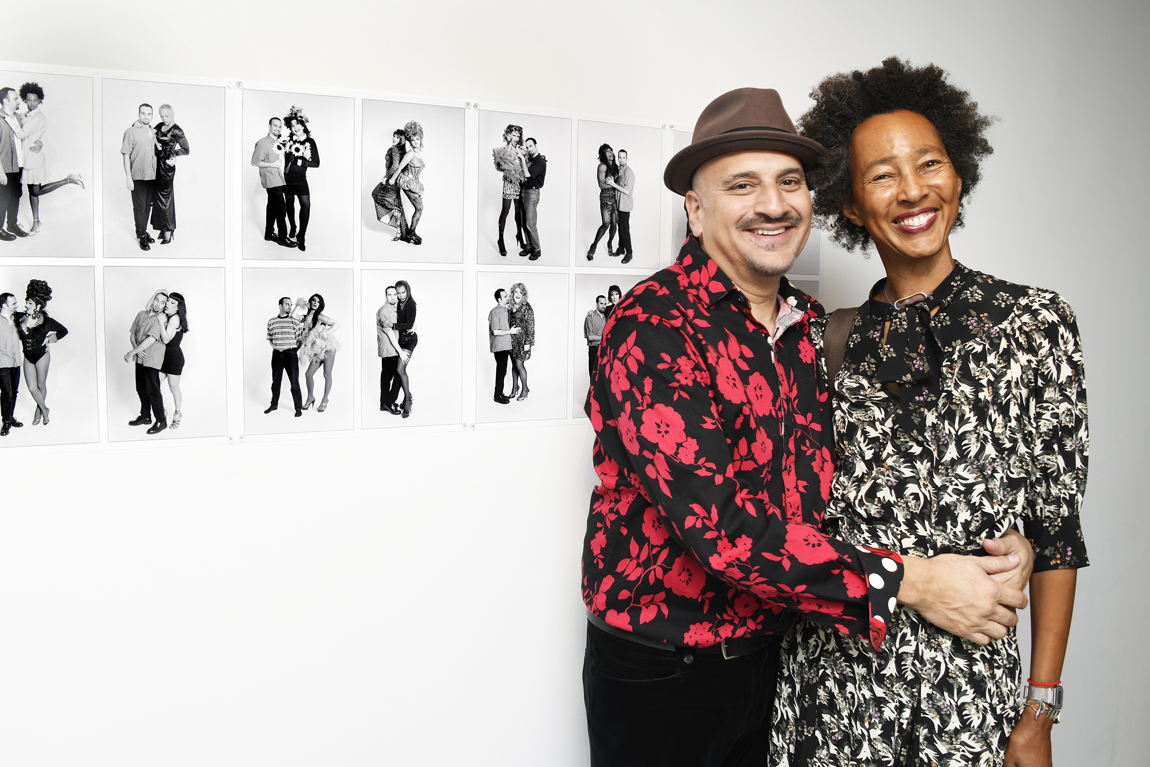 Drag Queens of New York author Julian Fleisher with photographer Brooke Williams