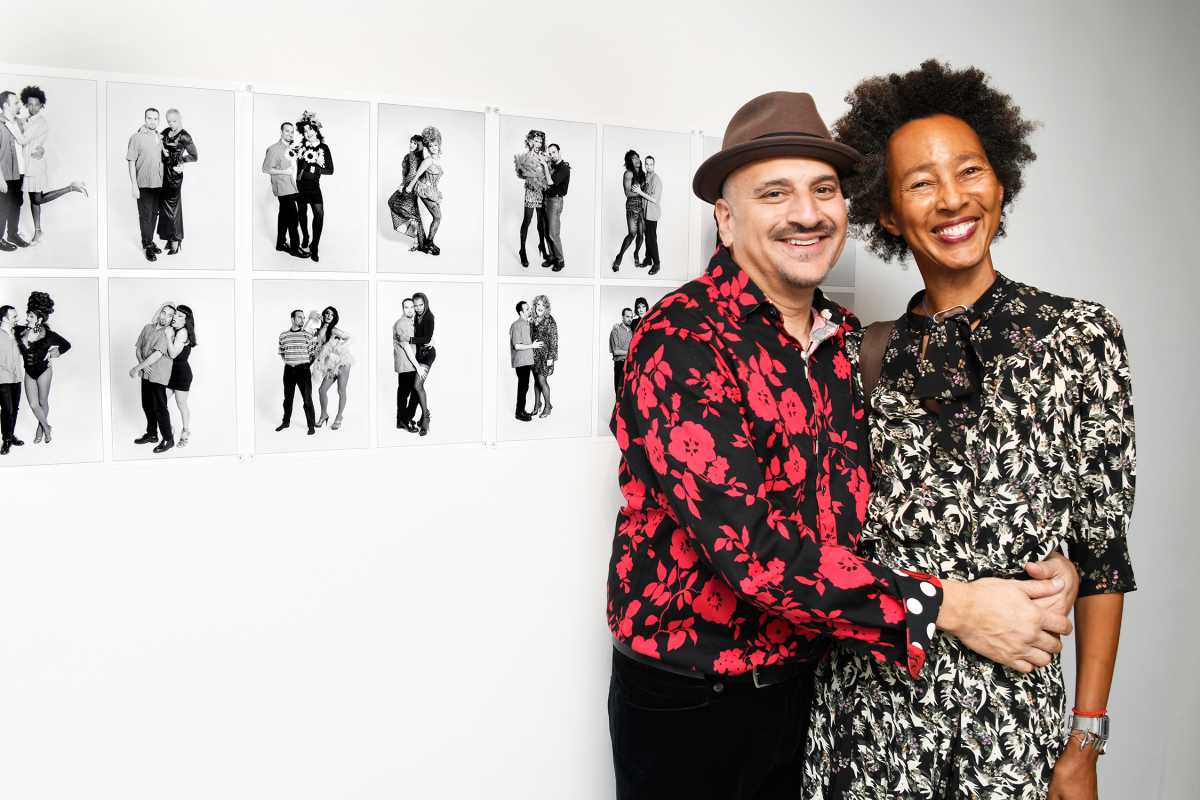 Drag Queens of New York author Julian Fleisher with photographer Brooke Williams