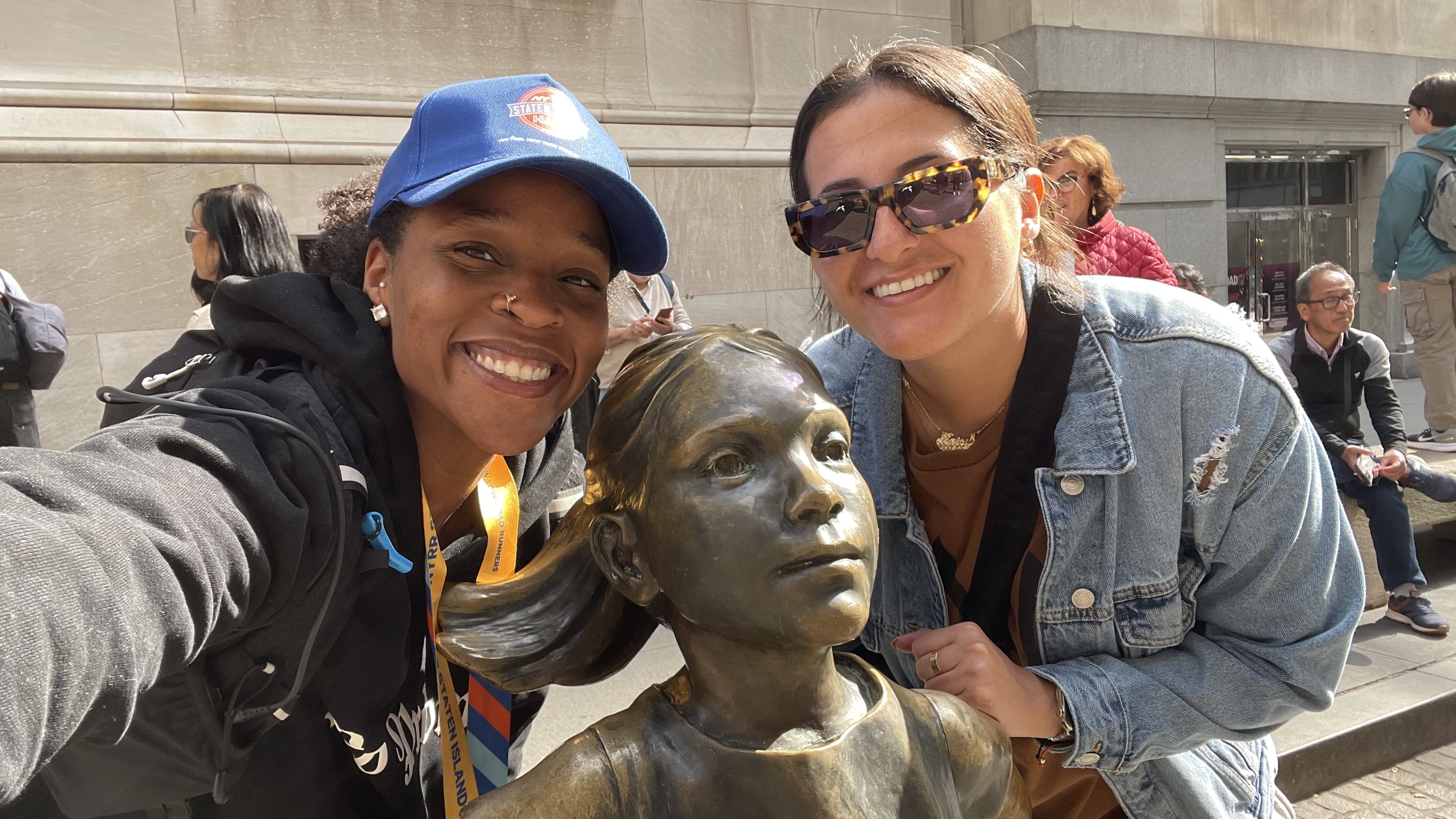 finish line marathon proposal couple in new york city 