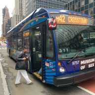 Op-Ed | Three mobility wishes for Zohran Mamdani 5 people boarding a NYC bus