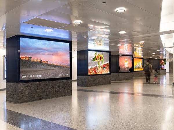 New photos, poetry liven up NYC subway stations, celebrating 40-year anniversary of MTA arts 2 series of large photos in a NYC train station