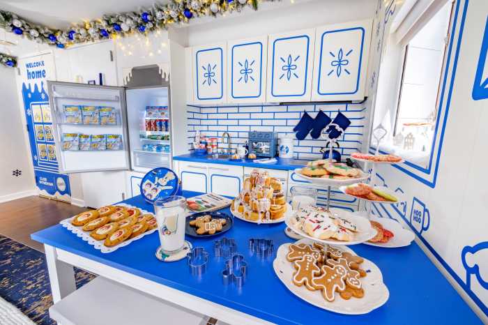 Let it dough! Bake-brand Pillsbury offers a whimsical holiday experience in the heart of Midtown 1 a kitchen with cookies on the counter