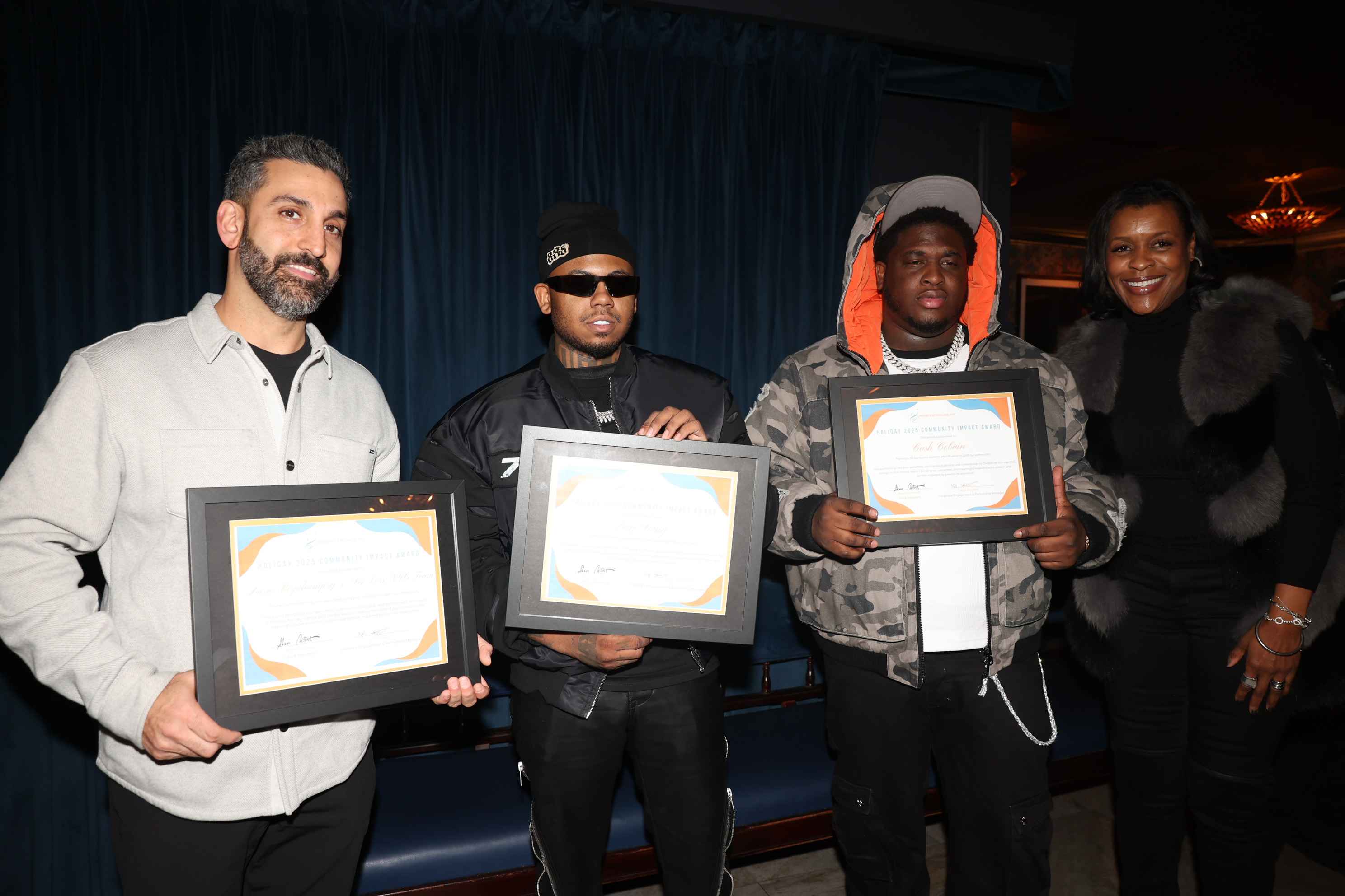 Cash Cobain and Bat Swag teamed up with Sei Less to give back this holiday season.