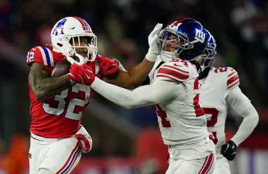 Giants Patriots Week 13 TreVeyon Henderson Dane Belton