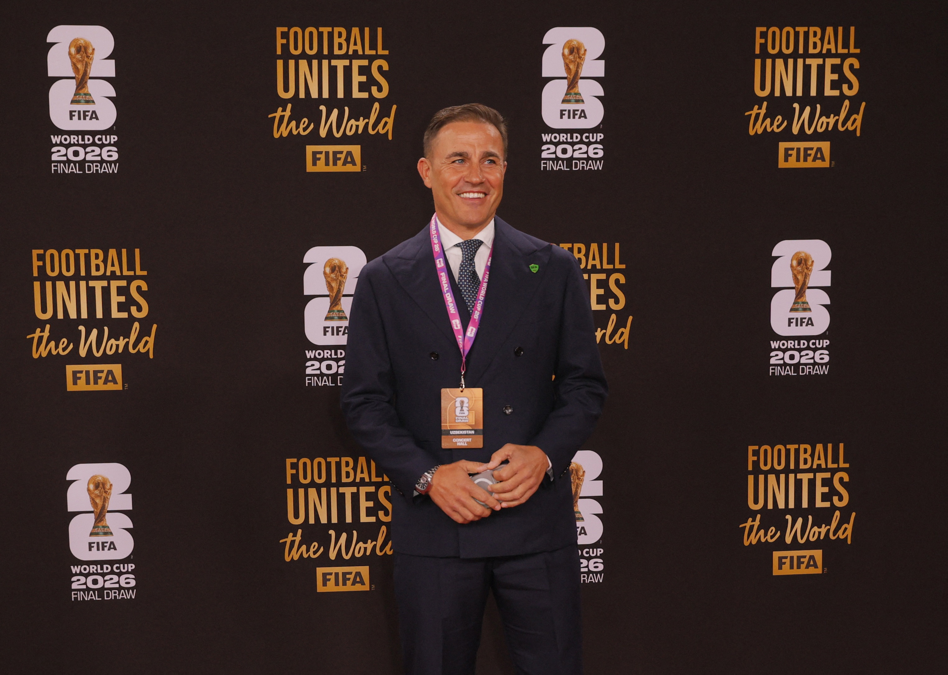 Fabio Cannavaro: Uzbekistan 'here to learn' in 1st-ever World Cup | EXCLUSIVE 2 Fabio Cannavaro World Cup Draw