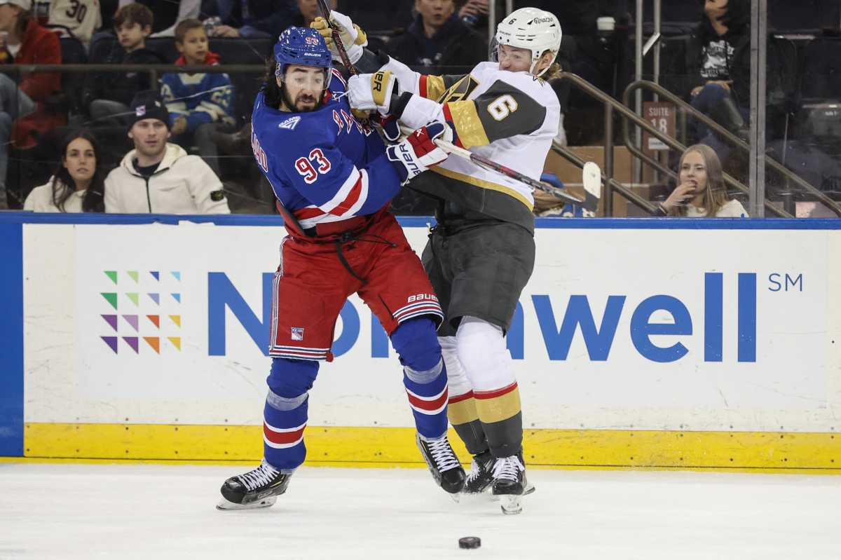Mika Zibanejad Rangers Golden Knights