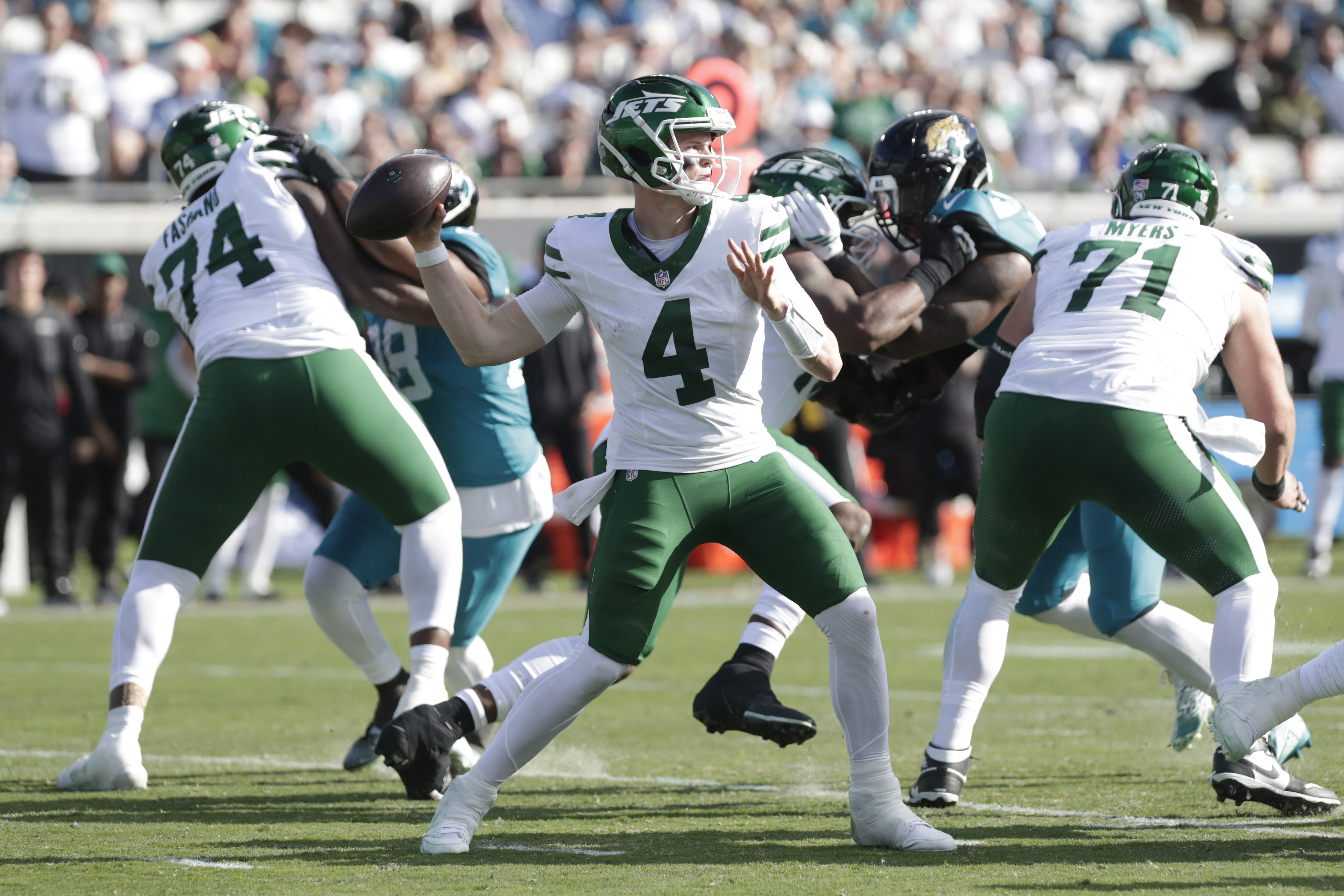 Brady Cook Jets Jaguars