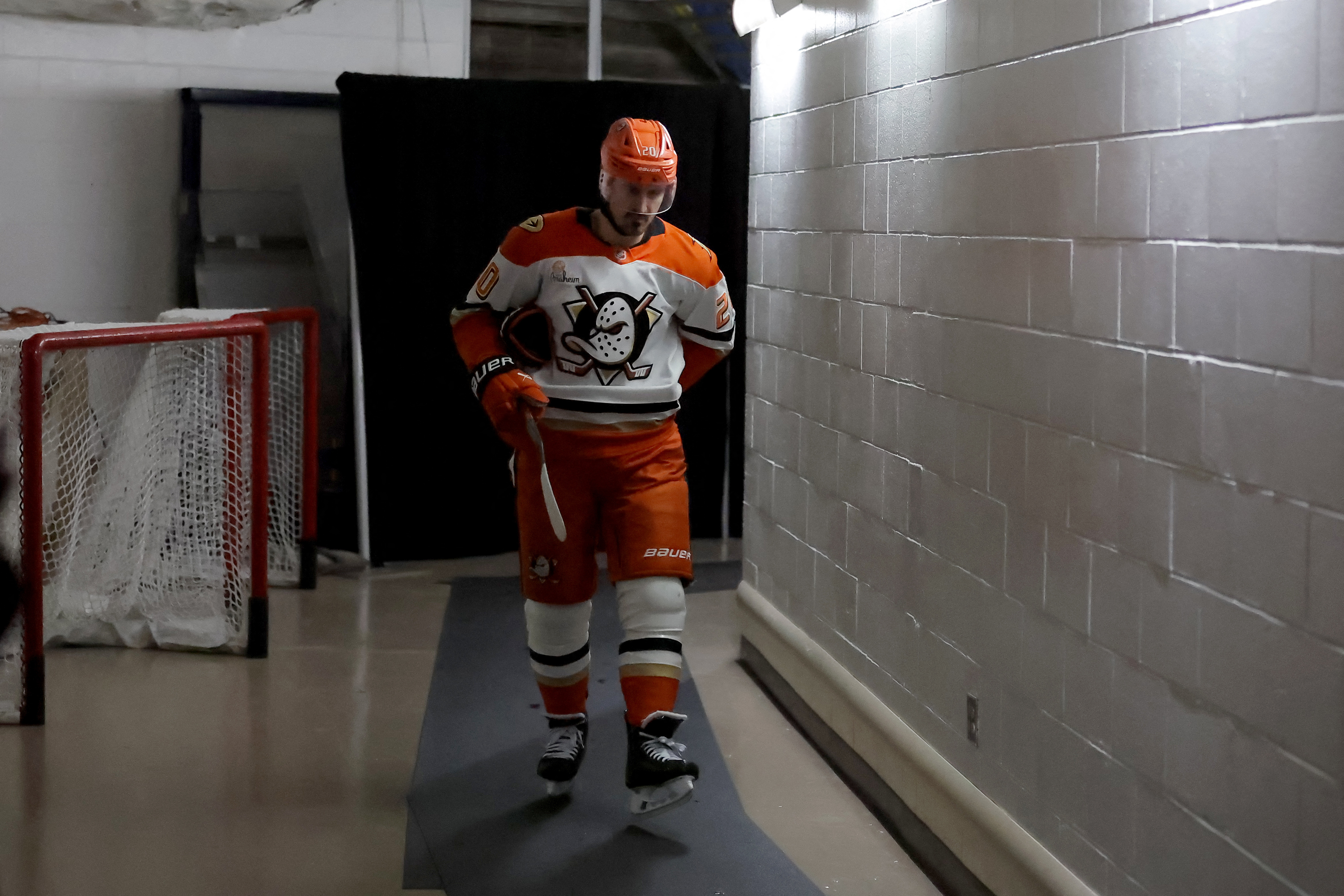 Chris Kreider after 1st game back at MSG as visitor vs. Rangers: 'It was just a weird game' 2 Chris Kreider Ducks MSG tunnel Rangers
