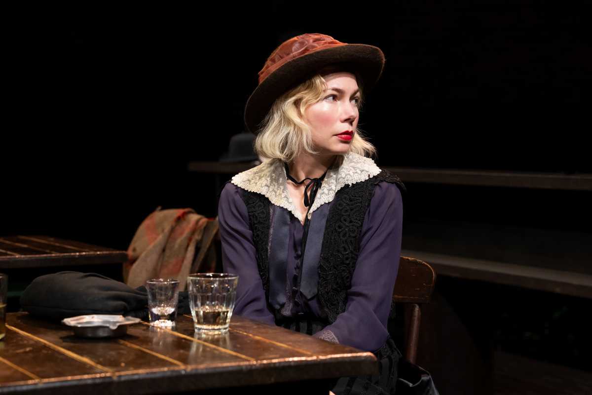 Michelle Williams in "Anna Christie" at St. Ann's Playhouse in Brooklyn.
