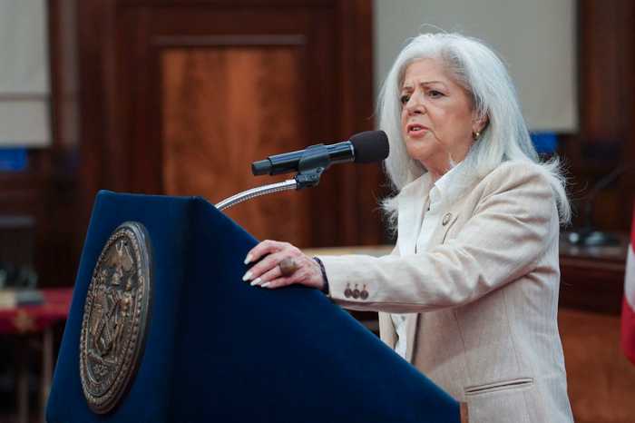 Republican New York City Council Member Vickie Paladino, who is facing calls for censure over anti-Muslim social media posts.