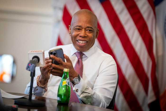 Mayor Eric Adams speaks about technology