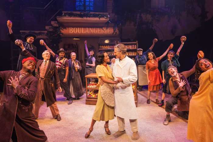 Review | 'The Baker's Wife' offers an underbaked performance 1 Ariana DeBose (Geneviève Castagnet) and Scott Bakula (Aimable Castagnet), center, with the cast of "The Baker’s Wife."