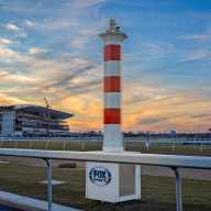 Horse racing in New York set for dramatic change in 2026 with opening of new Belmont Park, closing of Aqueduct this summer 5 New 1 1/4 mile pole at new Belmont Park with grandstand under construction in background
