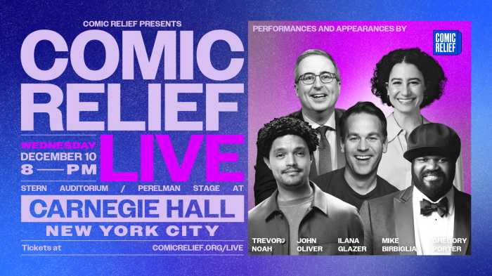 Comic Relief Live promo