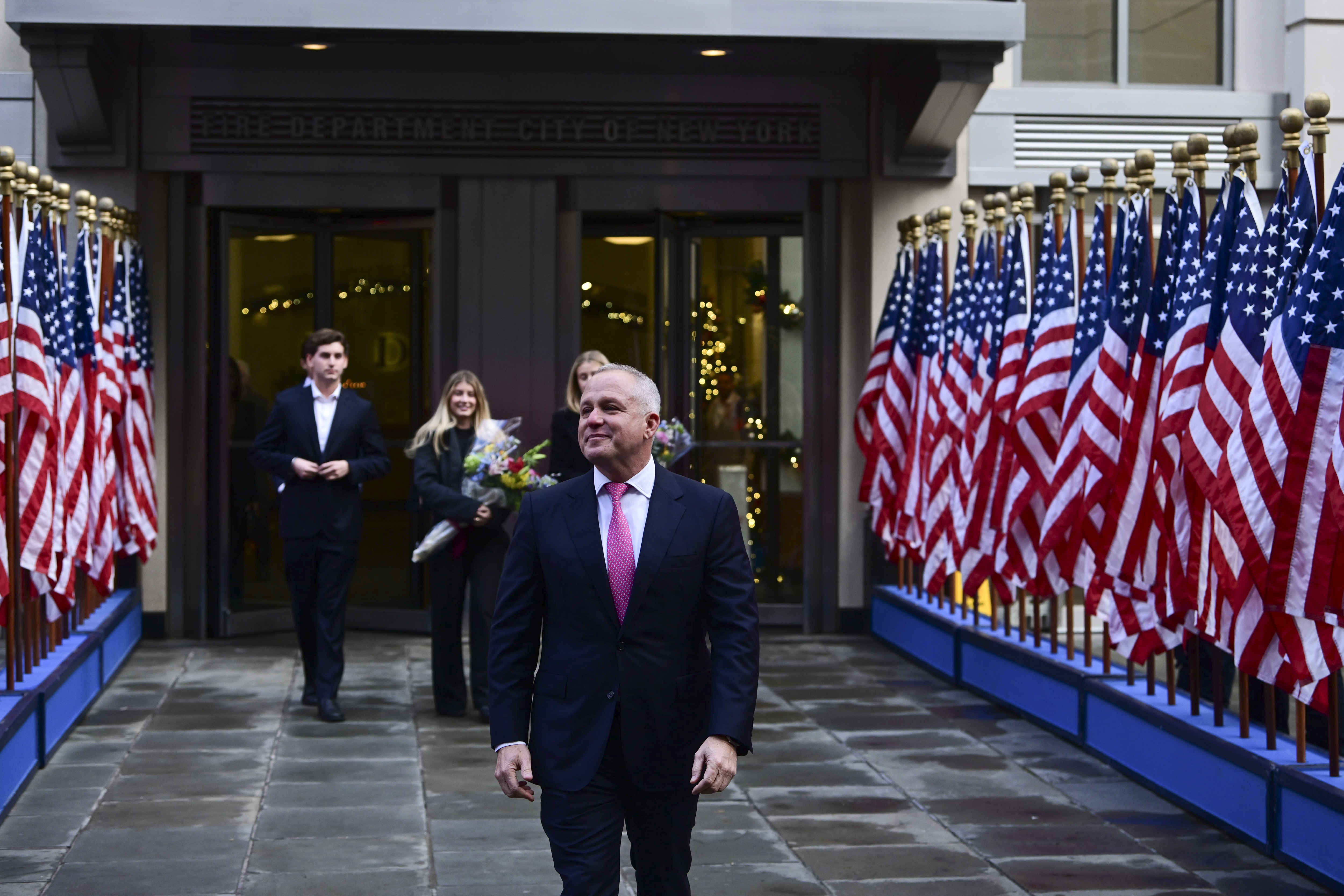 FDNY Commissioner Robert Tucker officially retired on Dec. 19 with a walkout ceremony.