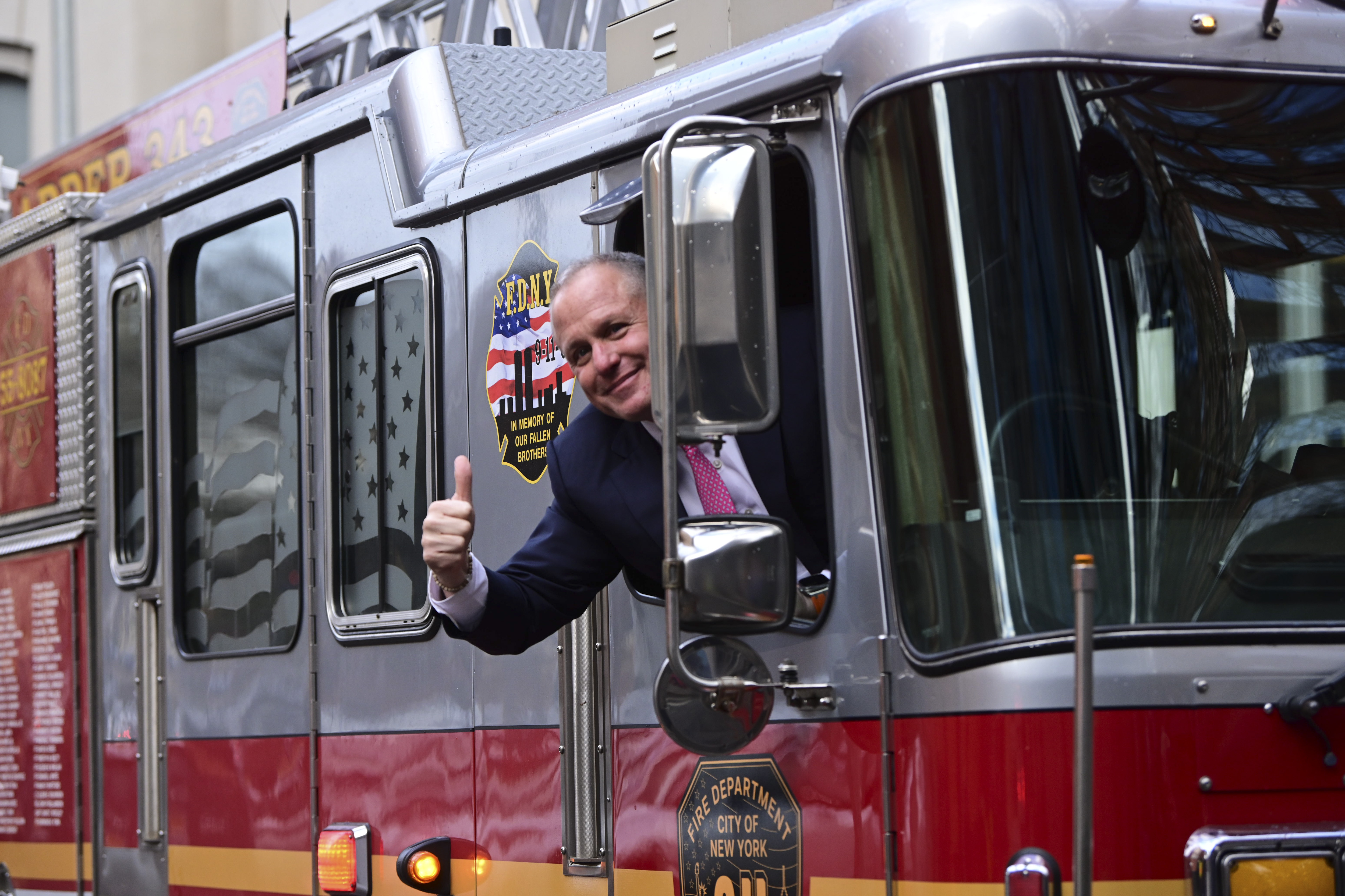 FDNY Commissioner Robert Tucker officially retired on Dec. 19 with a walkout ceremony.