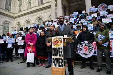 queens lawmaker speaks against Uber and Lyft driver deactivation