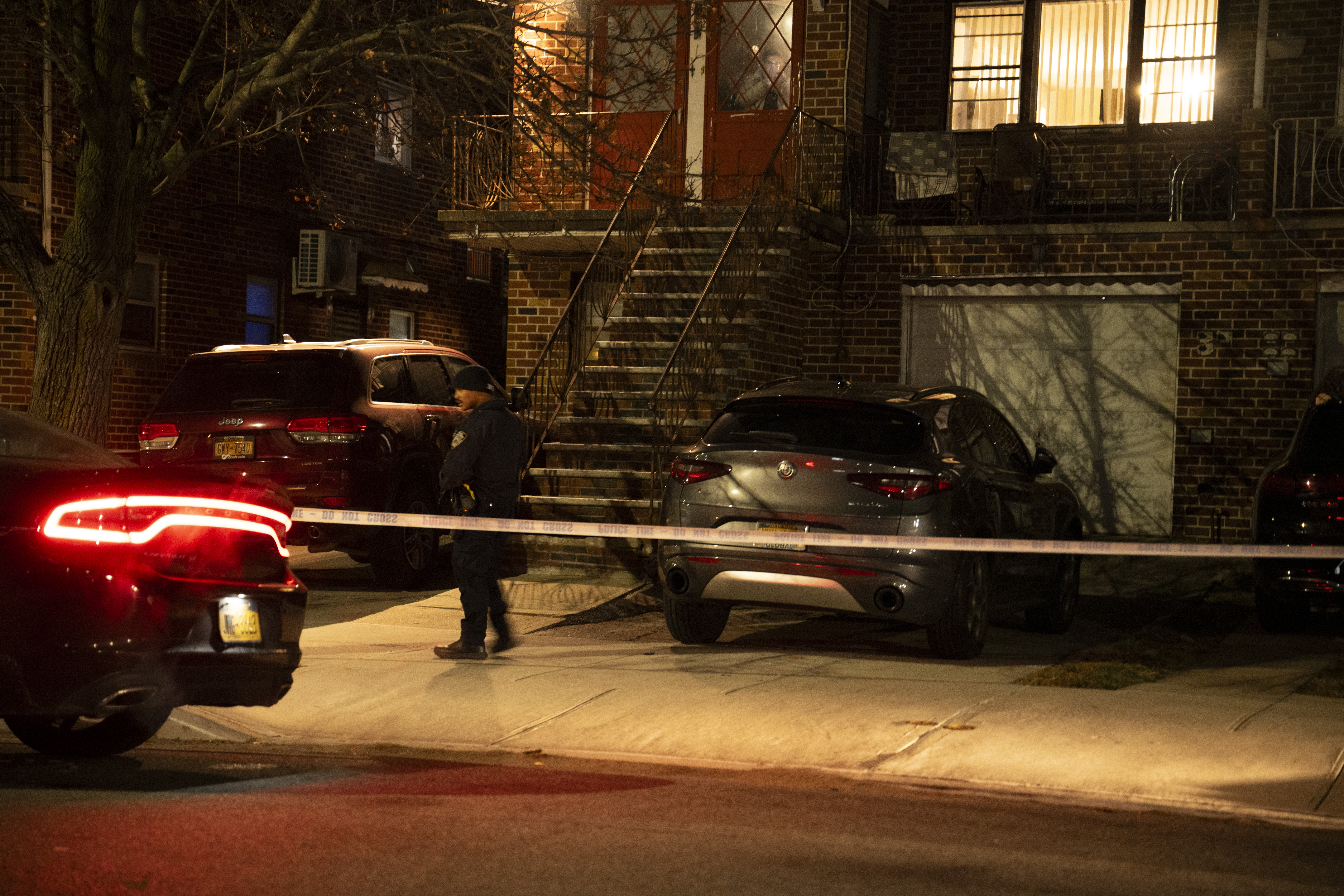 Police investigate a double stabbing in Brooklyn that left a man dead and a woman in critical condition on Thursday, December 11th.