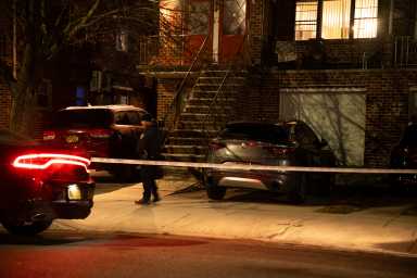 Police investigate a double stabbing in Brooklyn that left a man dead and a woman in critical condition on Thursday, December 11th.