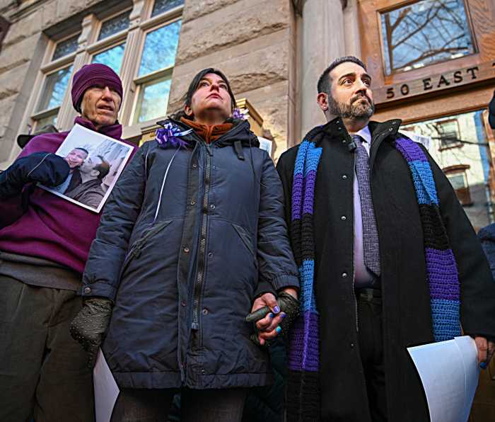 Manhattan man demands that ICE free his husband from custody after being detained in 'trap' over missed hearing three years ago 2 Manhattan church rails against ICE over arrest of man's husband over missed hearing