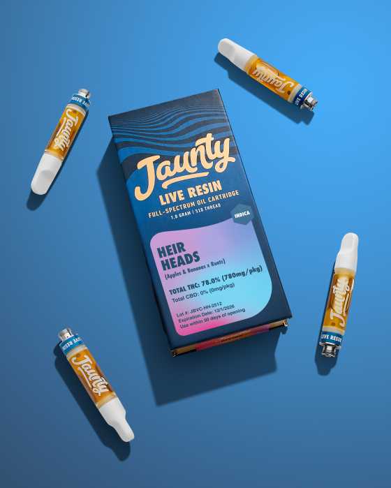 The New York cannabis brand Jaunty released a line of live resin vapes.