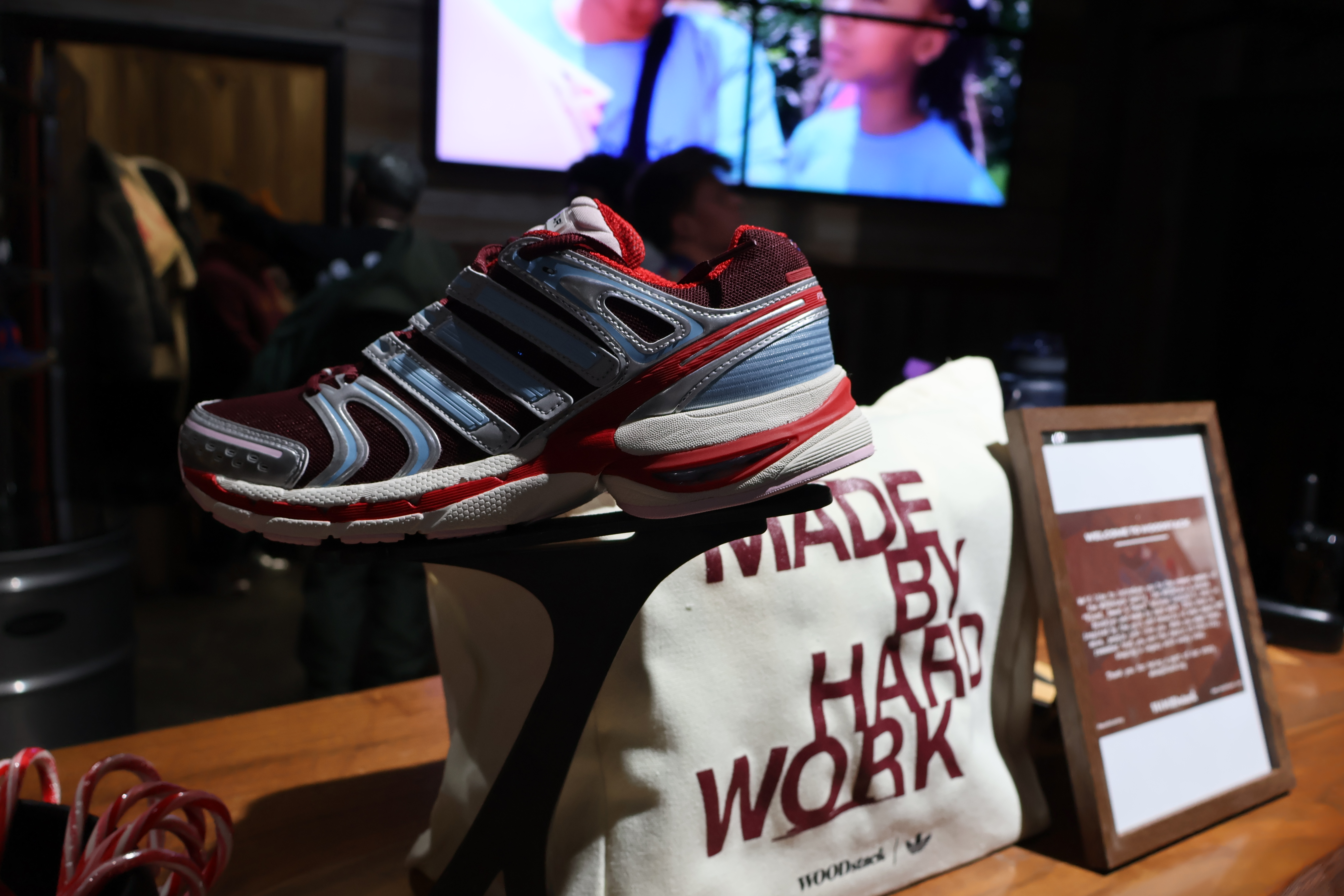 WOODstack and Adidas launched the Blood, Sweat & Tears Adistar Control 5 with a celebration in Brooklyn.