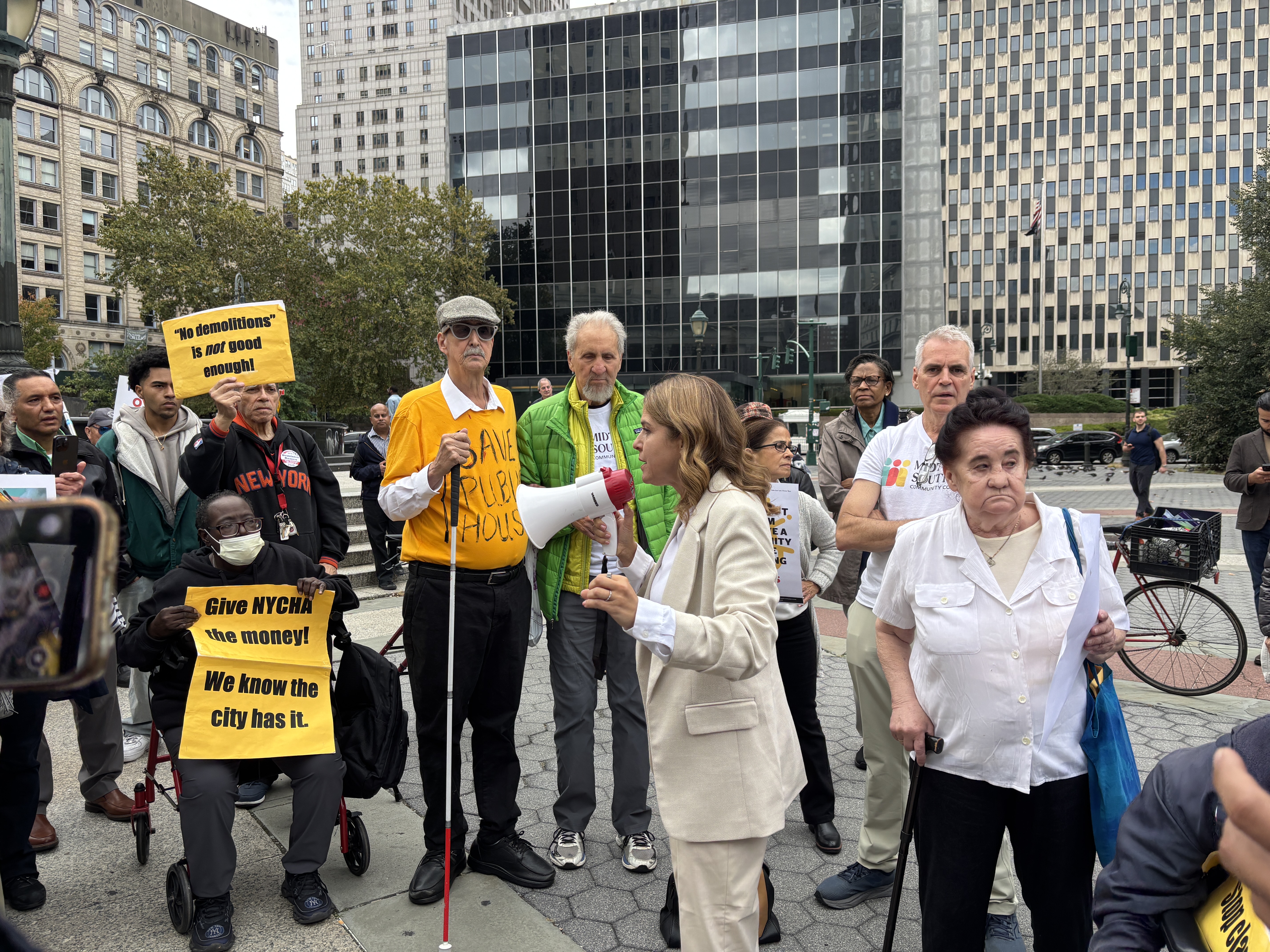 Elliott-Chelsea Houses resident Yu Story in Chinese protests relocation near translator