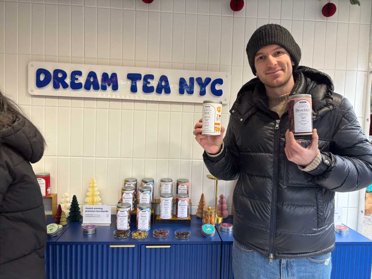 Ian Stewart, head of marketing and events at Dream Tea NYC, founded by Anney Norton.