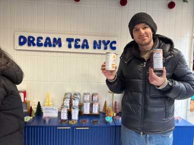 Ian Stewart, head of marketing and events at Dream Tea NYC, founded by Anney Norton.