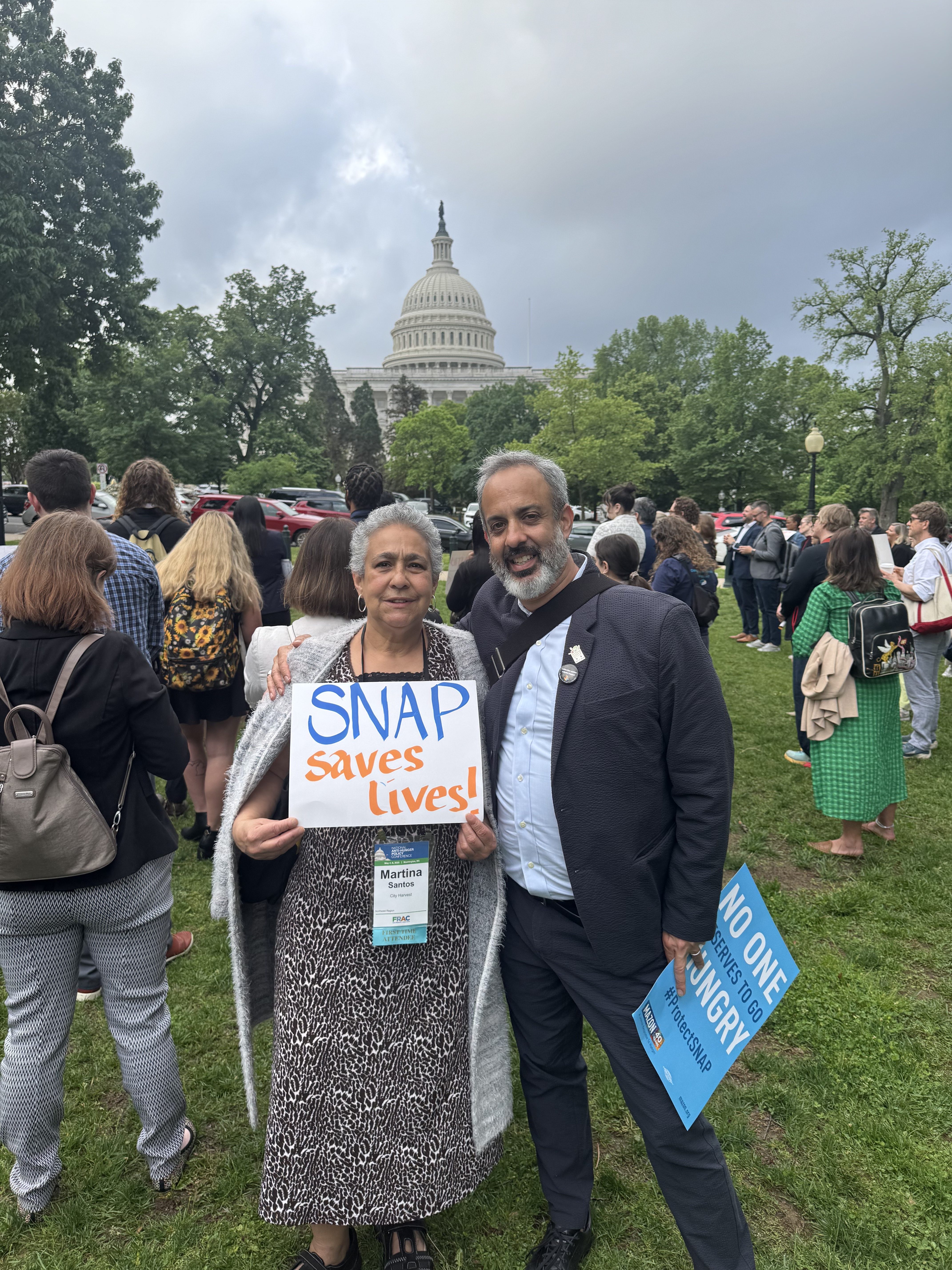 Martina Santos and Greg Silverman.