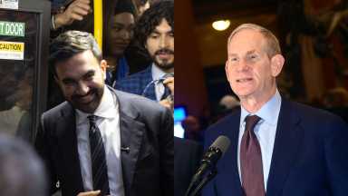 Mayor-elect Zohran Mamdani and MTA Chair and CEO Janno Lieber