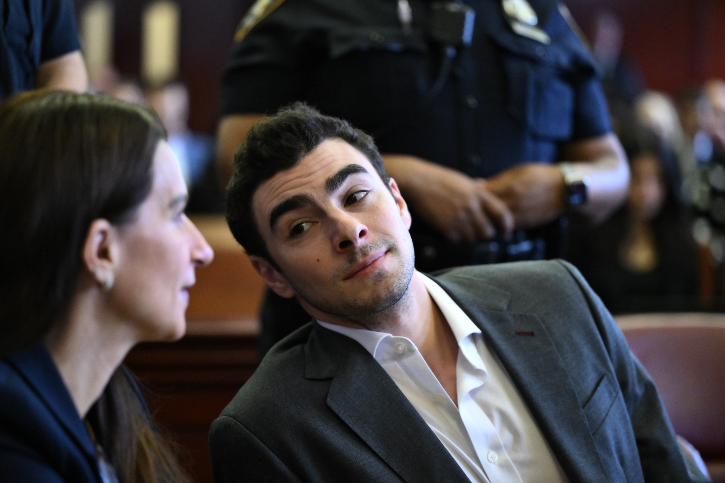 Luigi Mangione appears in Manhattan Supreme Court for a suppression of evidence hearing in the killing of United Healthcare CEO Brian Thompson.