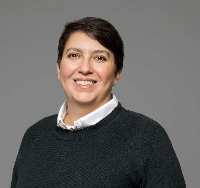 Shireen Barday, the United States Bankruptcy Court for the Southern District of New York's newest bankruptcy judge, stands smiling.