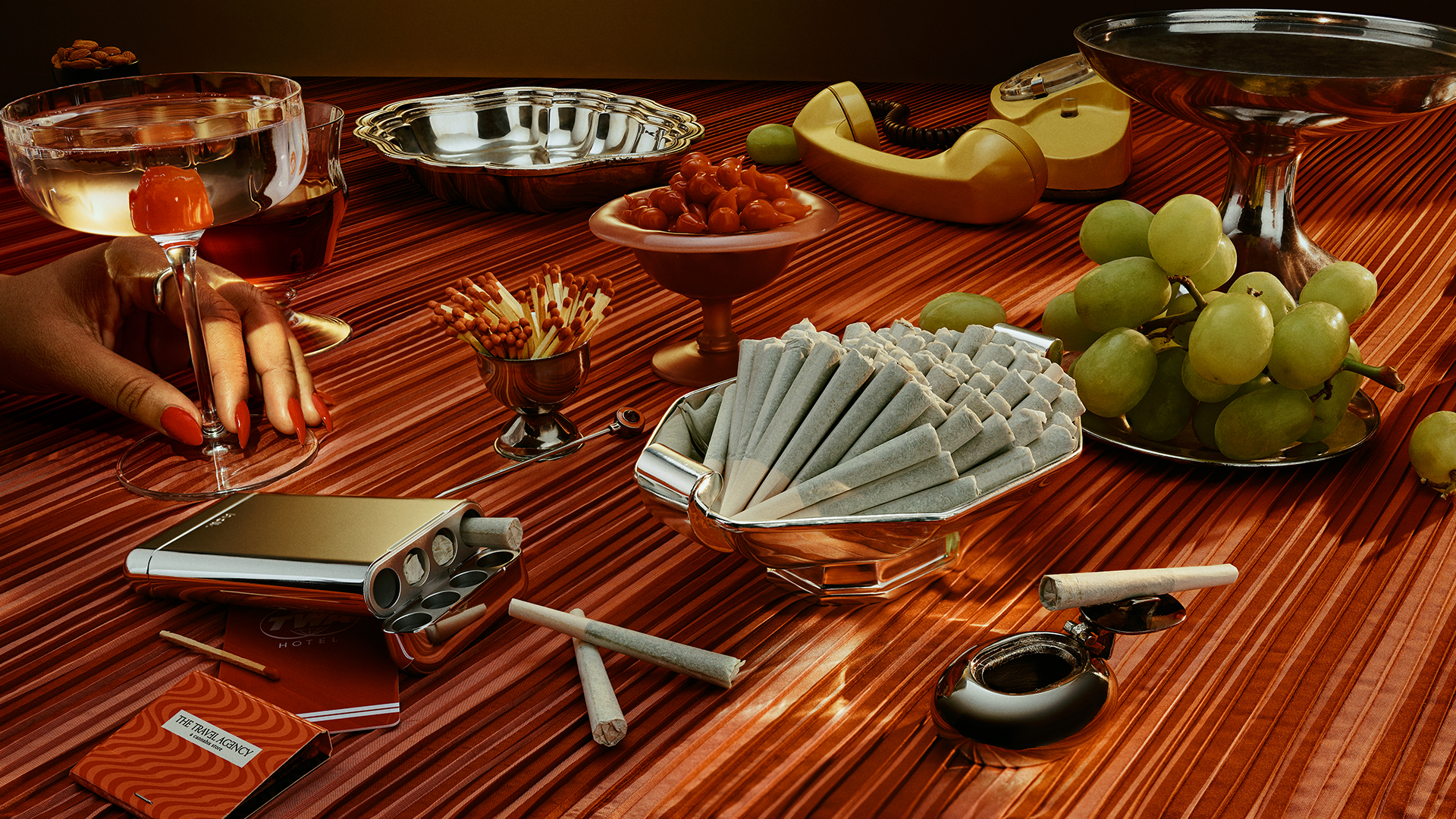 The Travel Agency teams up with Weekenders to launch The Hundred Pack, a huge shareable pack of cannabis pre-rolls 2 The Hundred Pack is the centerpiece of the brand's holiday campaign, shown in part above.