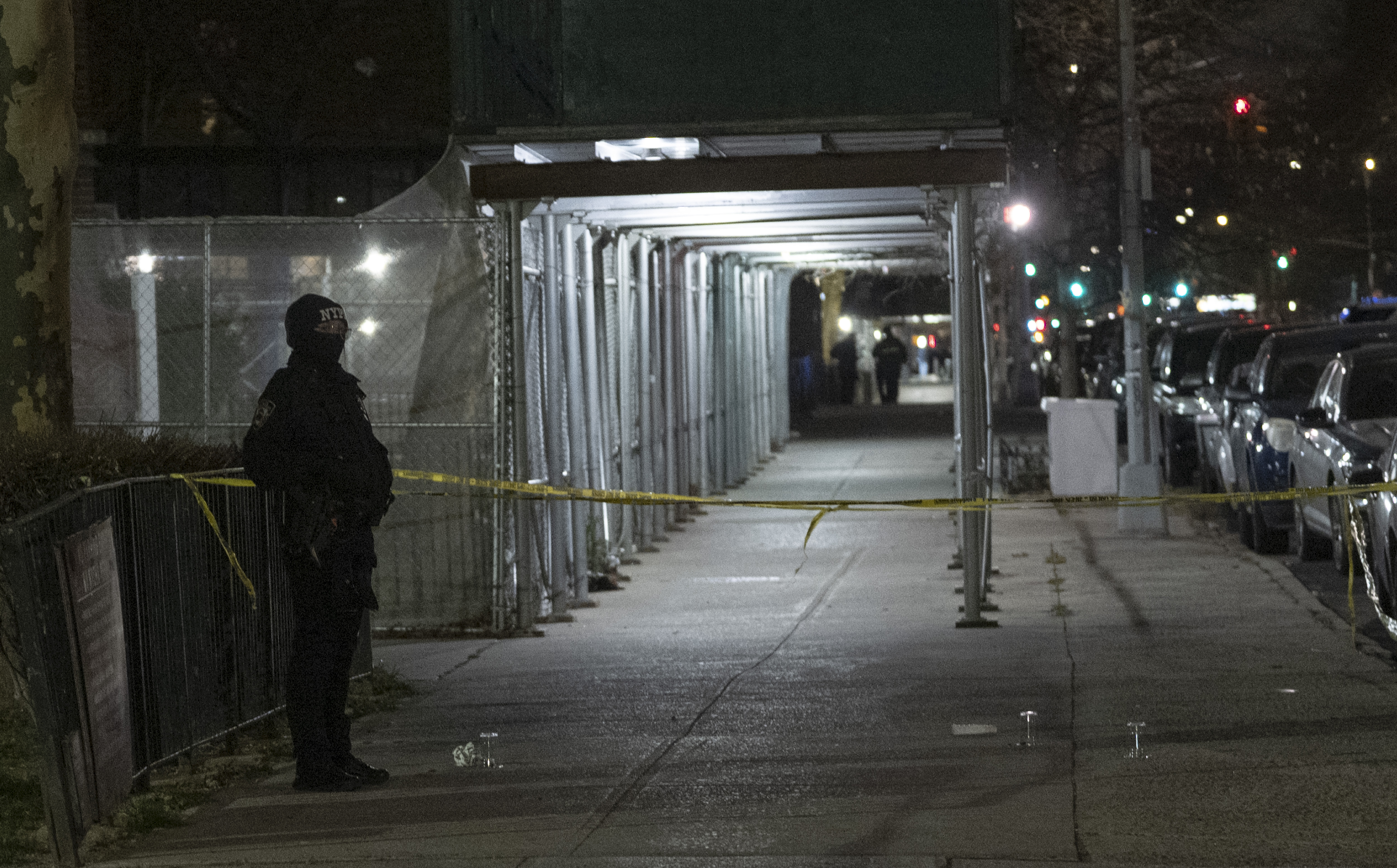 Cop at scene of Brooklyn shooting