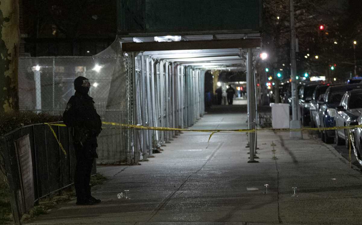 Cop at scene of Brooklyn shooting