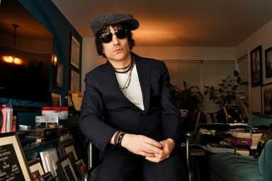 East Village singer Jesse Malin at home