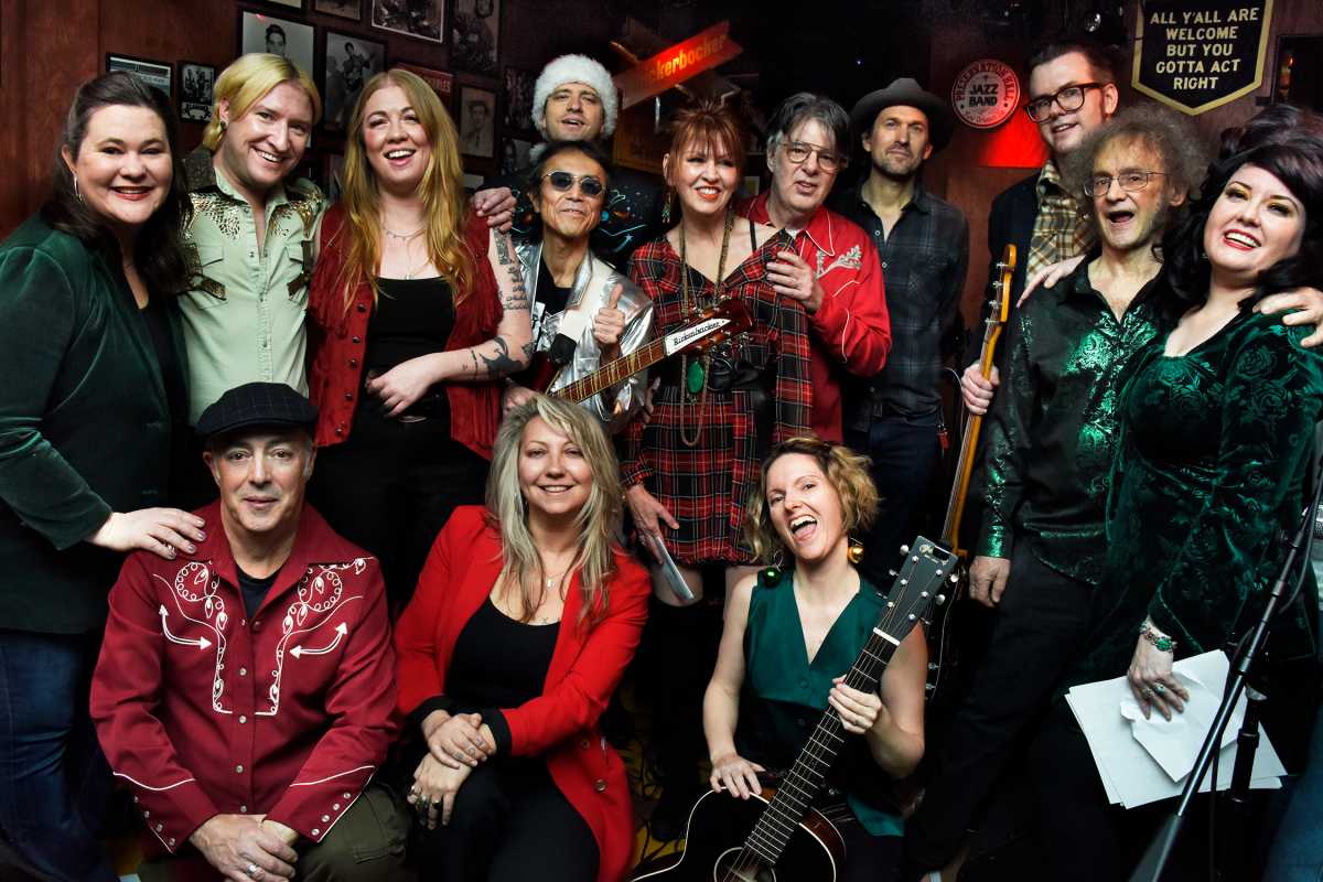 performers at East village country holiday music show