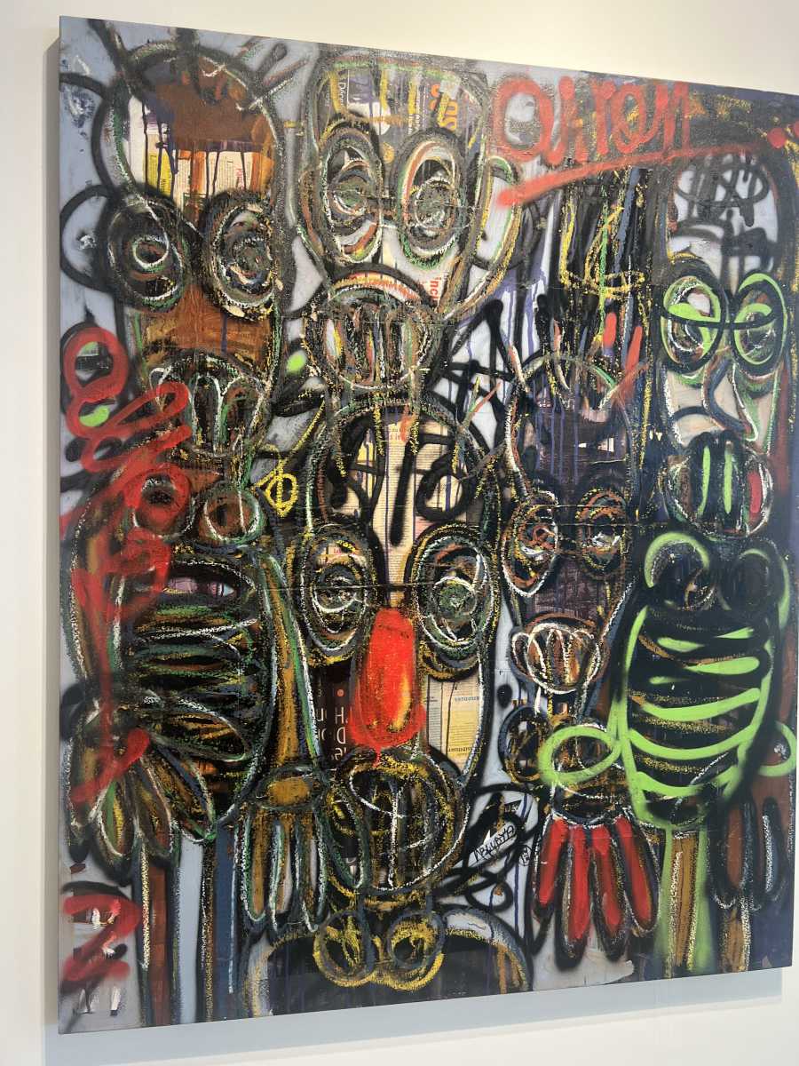 The visceral architect: Aboudia and the pulse, fury and exaltation of Africa 2 Les Étrangers by Aboudia