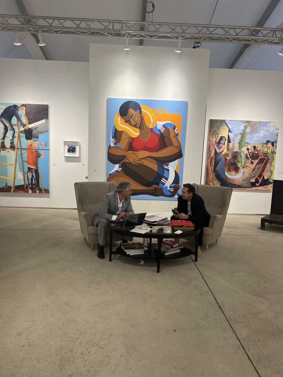 Miami Art Week 2025 brings a resilient market, and a pulse too strong to ignore 3 Traveler (Red), 2025, by Nirit Takele.