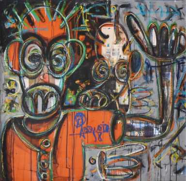 Untitled work by Aboudia