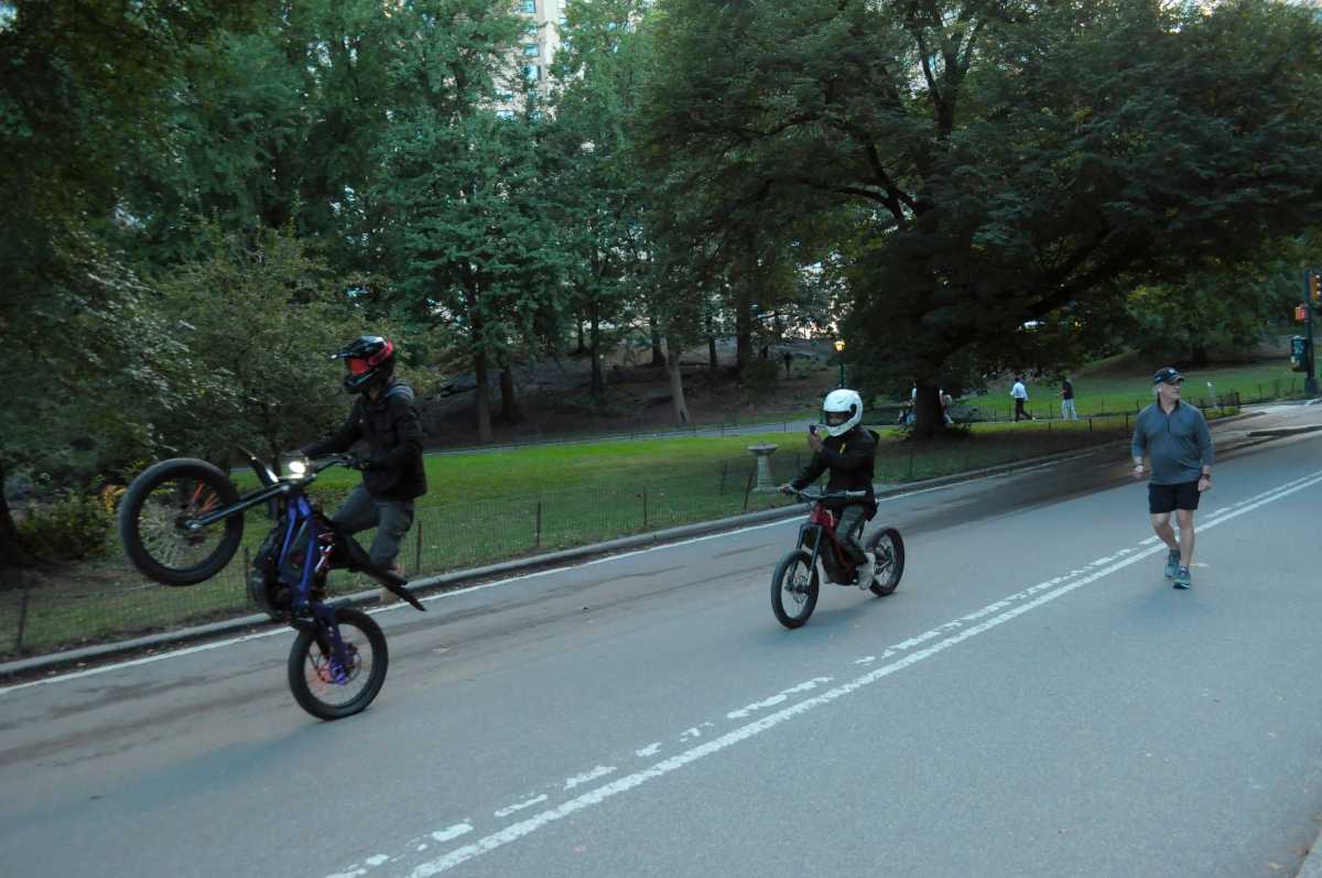 E-bikes in Central Park